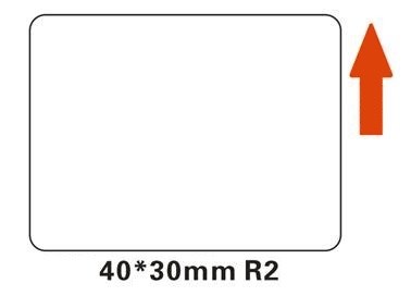Niimbot štítky R 40x30mm 230ks White pro B21,  B21S,  B3S,  B15 