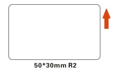 Niimbot štítky R 50x30mm 230ks White pro B21, B21S, B3S, B12 