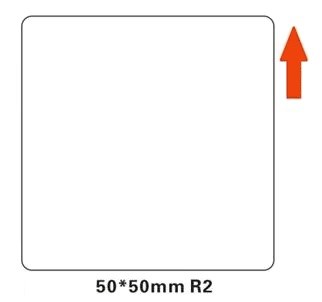 Niimbot štítky R 50x50mm 150ks White pro B21,  B21S,  B3S,  B12 