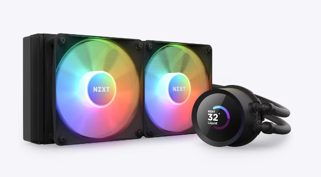 NZXT vodní chladič Kraken 240 RGB /  2x120mm fan /  LCD disp. /  6 let /  LGA1851 /  AM50 