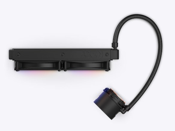 NZXT vodní chladič Kraken 240 RGB /  2x120mm fan /  LCD disp. /  6 let /  LGA1851 /  AM51 