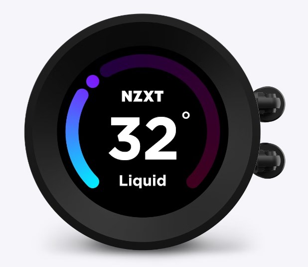 NZXT vodní chladič Kraken 280 ELITE RGB /  2x140mm RGB fan /  LCD disp. /  6 let /  LGA1851 /  AM54 