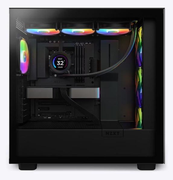 NZXT vodní chladič Kraken 360 ELITE RGB /  3x120mm RGB fan /  LCD disp. /  6 let /  LGA1851 /  AM52 
