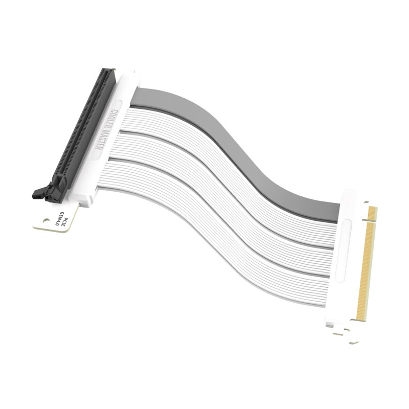Cooler Master Riser Cable PCIe 4.0 x16 Ver. 2 - 200mm,  bílá1 