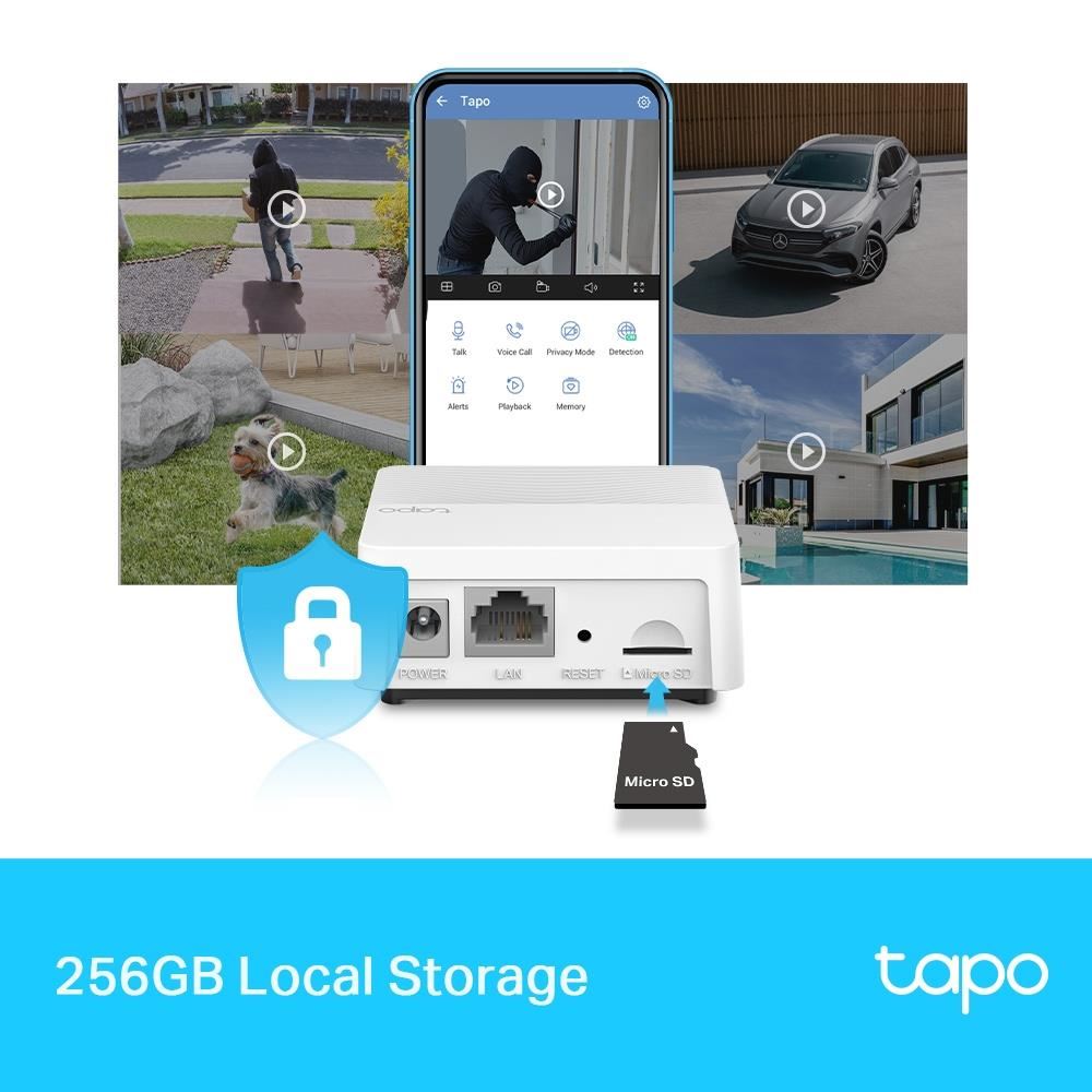 TP-Link Tapo H200 WiFi Chytrý IoT hub Tapo s vyzváněním (2, 4GHz, 1x, LAN, 1xmicroSD)5 
