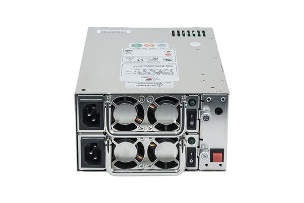 Redundantný napájací zdroj CHIEFTEC MRW-5600G,  2x600W,  ATX-12V V.2.3,  typ PS-2,  PFC,  80+ Gold3 