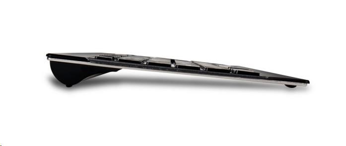 RAPOO Klávesnice E9270p USB,  multimediální,  bezdrátová,  černá,  CZ2 