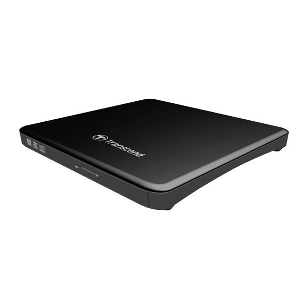 Externá DVD napaľovačka TRANSCEND slim,  USB 2.0,  čierna (+CyberLink Media Suite 10)0 