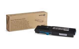 Xerox toner pre WorkCentre 6655 vysokokapacitná azurová kazeta (7500str,  azurová)0 
