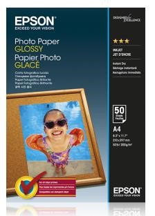 EPSON Papier A4 - fotografický papier lesklý A4 50 listov0 