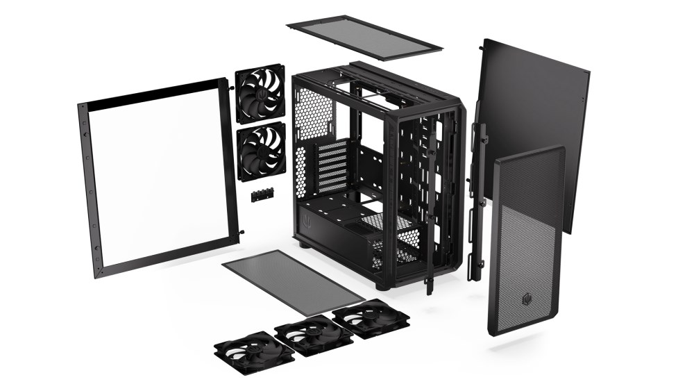 ENDORFY Case Arx 700 ARGB,  Průhledná bočnice,  ATX,  4x140mm ARGB Fan,  černá9 