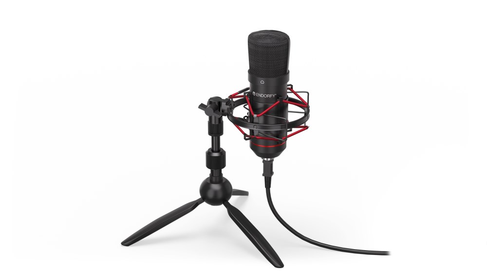 Endorfy mikrofon Solum T(SM900T)/  streamovací /  tripod /  pop-up filtr /  USB2 