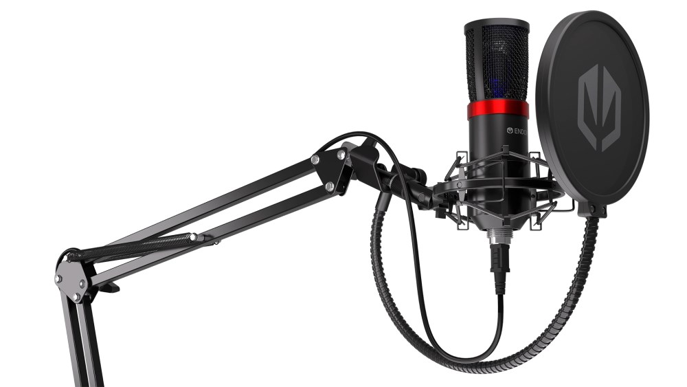 Endorfy mikrofon Solum Streaming (SM950)/  streamovací /  nastavitelné rameno /  pop-up filtr /  USB4 