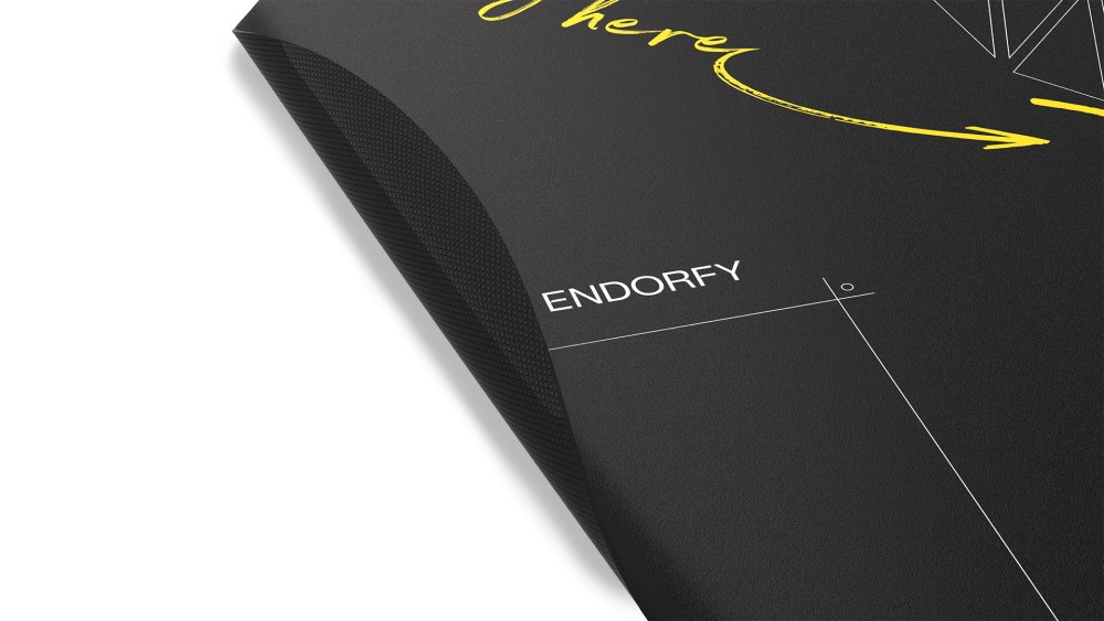 ENDORFY Podložka pod židli FP110C,  1100x1100,  kruhová,  černá2 