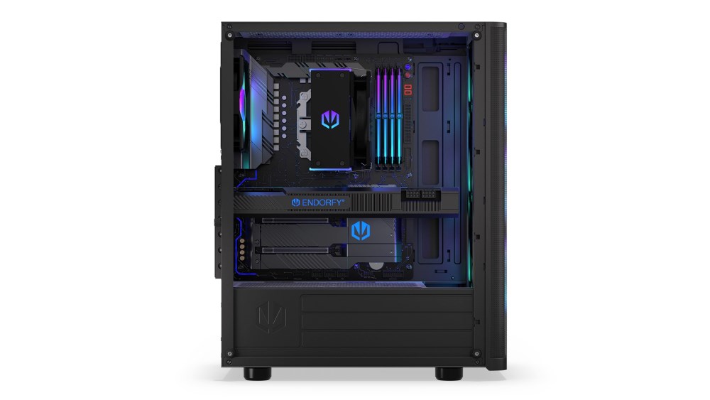 ENDORFY Case Ventum 200 ARGB,  Průhledná bočnice,  ATX,  4x120mm ARGB Fan,  černá2 