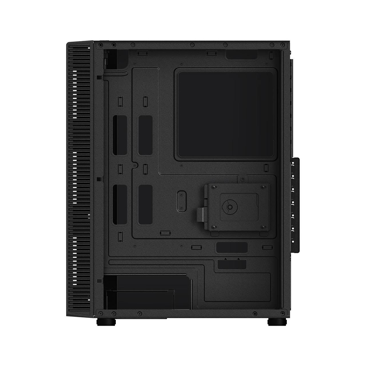 Fortron skříň Midi Tower CMT192,  průhledná bočnice,  ATX,  4x RGB větrák,  černá4 
