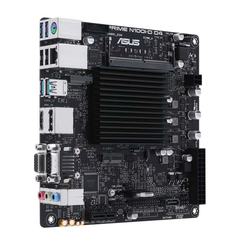 ASUS MB PRIME N100I-D D4-CSM,  Intel® Processor N100,  1xDDR4,  1xHDMI,  1xDP,  1xVGA,  Mini-ITX1 
