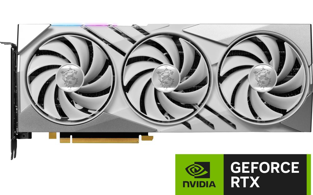 MSI VGA NVIDIA GeForce RTX 4070 GAMING X SLIM WHITE 12G,  12G GDDR6X,  3xDP,  1xHDMI3 