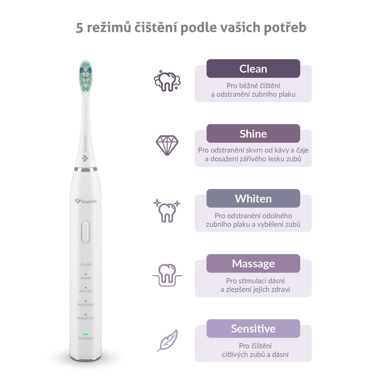 TrueLife SonicBrush Clean30 White5 