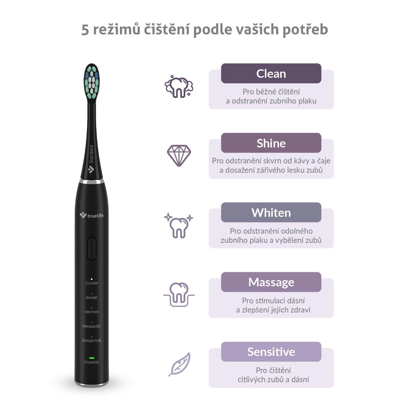 TrueLife SonicBrush Clean30 Black6 