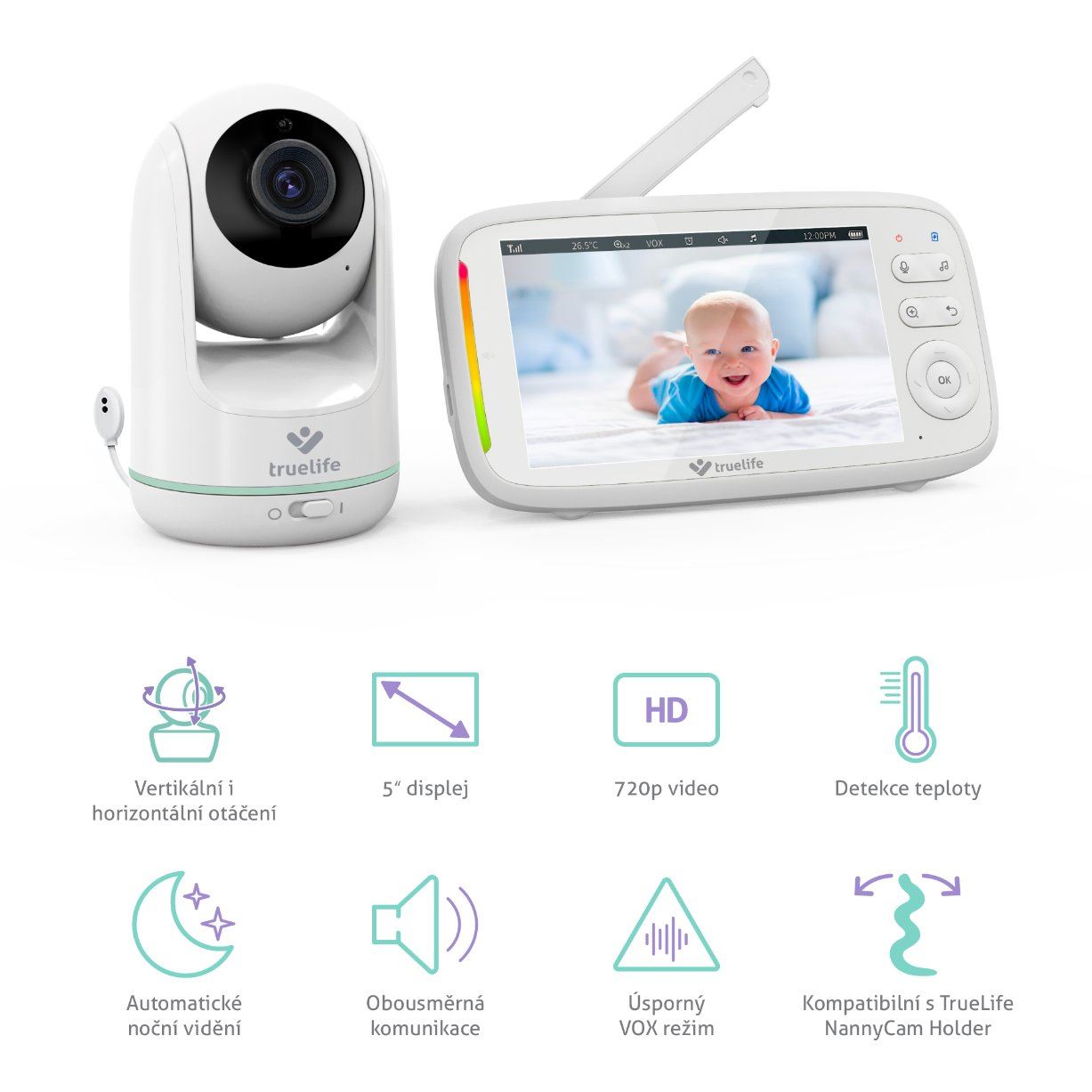 TrueLife NannyCam R5 - digitální video chůvička3 