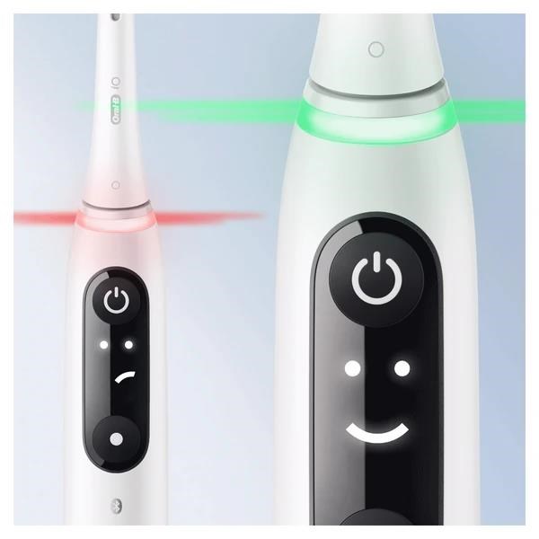 Oral-B iO Series 6 Duo Black & Pink Sand set elektrických zubních kartáčků,  5 režimů,  AI,  časovač4 