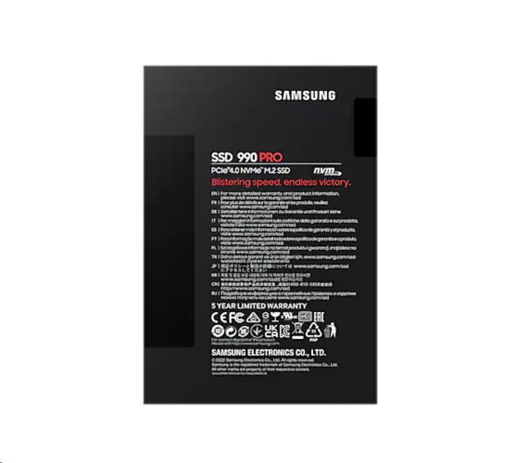 Samsung SSD 990 PRO NVMe, M.2 SSD 4 TB3 