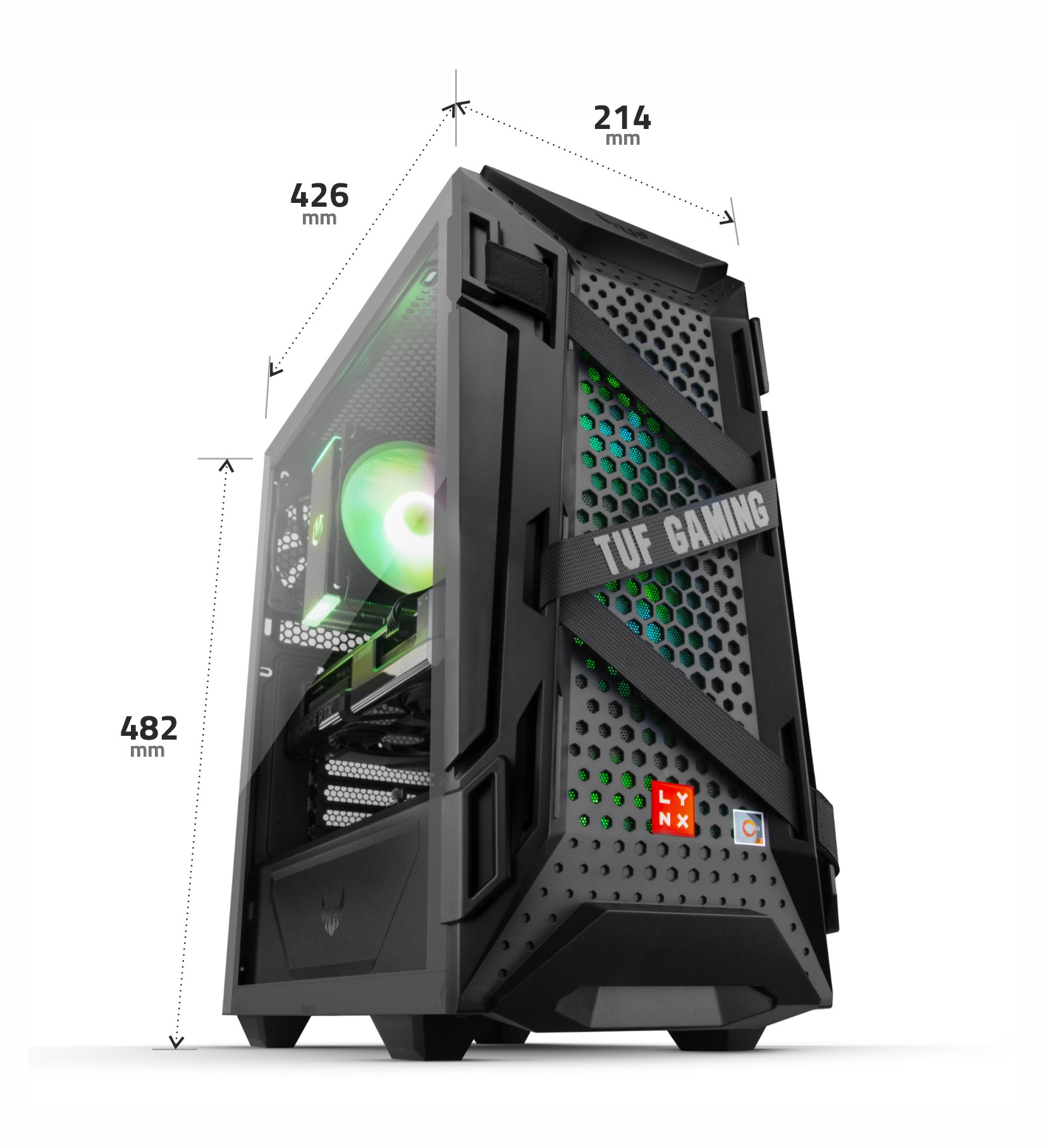 LYNX Challenger Ryzen 5 5600 32GB 1TB SSD NVMe RTX 4060 8G W11 Home2 