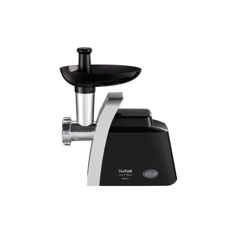 Tefal NE109838 mlýnek na maso, 1 400 W, samoostřicí nůž, 1700 g/min, bezpečnostní spínač, černý / stříbrný2 