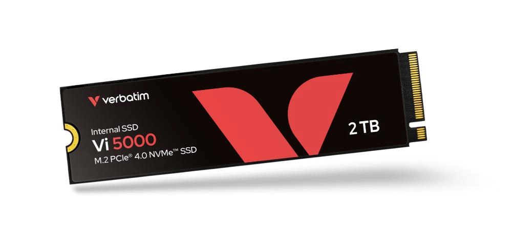 VERBATIM SSD Vi5000 Internal PCIe NVMe M.2 SSD 2TB ,  W 4300/  R 5000 MB/ s1 