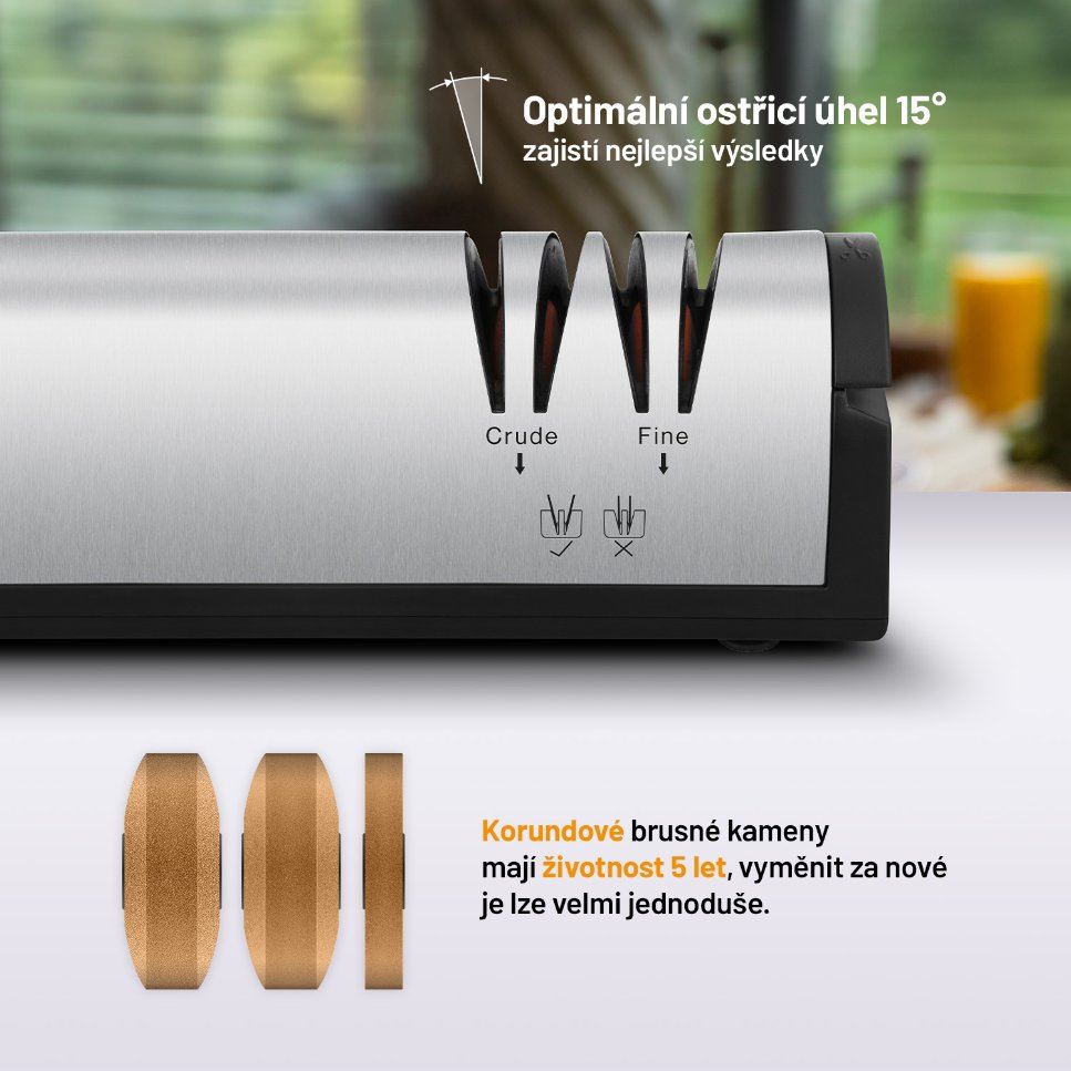 Lauben Knife Sharpener 4700SB - ostřič nožů a nůžek0 