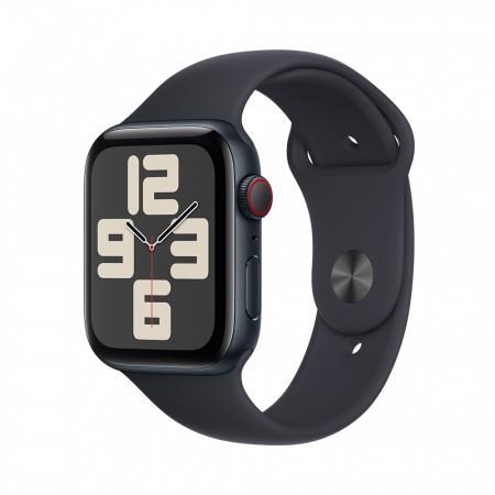 Apple Watch SE GPS + Cellular 44mm Midnight Aluminium Case with Midnight Sport Band - M/L0 