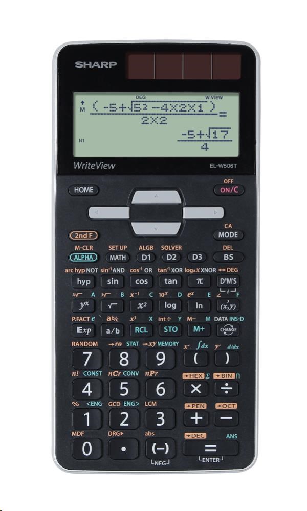 SHARP kalkulačka - ELW506TBSL - Blister1 