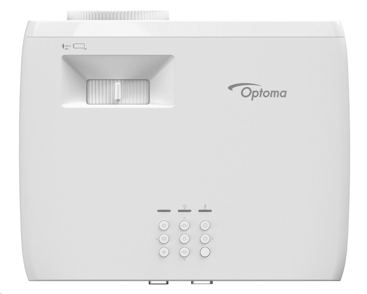 Optoma projektor ZH462 (DLP,  Laser,  FULL HD,  5000 ANSI,  2xHDMI,  RS232,  RJ45,  USB-A power,  repro 1x15W),  5let zaruka0 