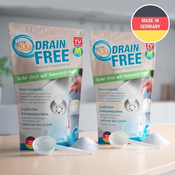 Pure100 Drain Free čistič odtoků1 