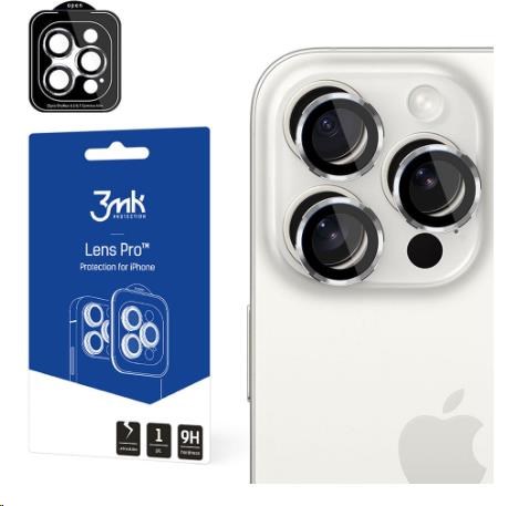 3mk Lens Protection Pro pro Apple iPhone 15,  Silver