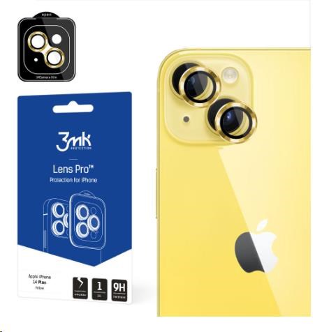 3mk Lens Protection Pro pro Apple iPhone 15,  Yellow