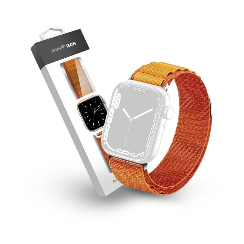 RhinoTech řemínek Ultra Alpine Loop pro Apple Watch 38/ 40/ 41mm oranžová1 