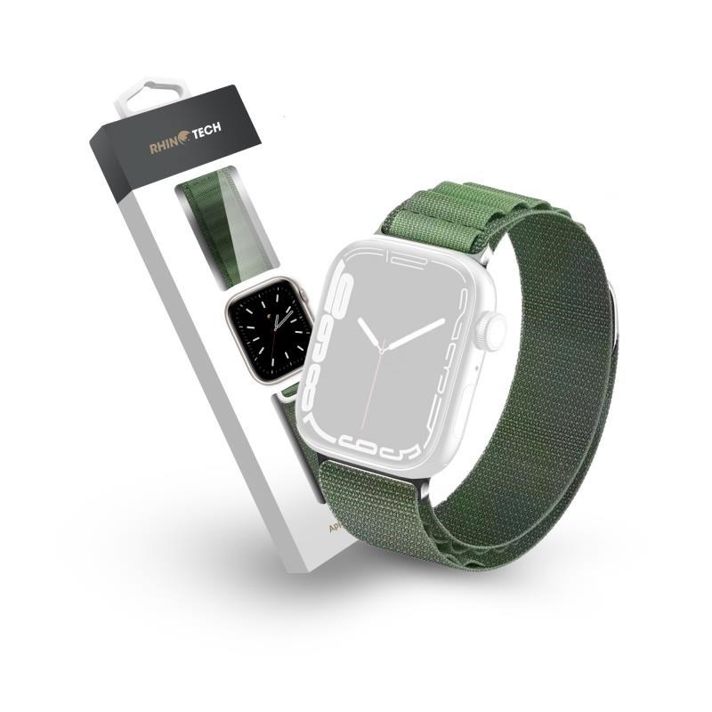 RhinoTech řemínek Ultra Alpine Loop pro Apple Watch 42/ 44/ 45/ 49mm zelená3 