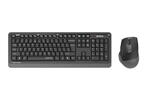 A4tech FGS1035Q, bezdrátový kancelářský set klávesnice s myši, šedá0 