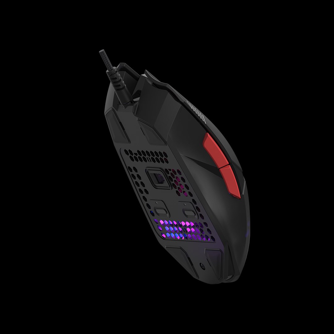 A4tech BLOODY W60 Max Mini, podsvícená herní myš, 12000 DPI, černá, USB2 