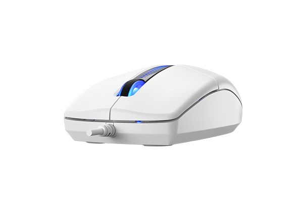 A4tech N-530S,  podsvícená kancelářská myš,  1200 DPI,  USB,  bílá1 