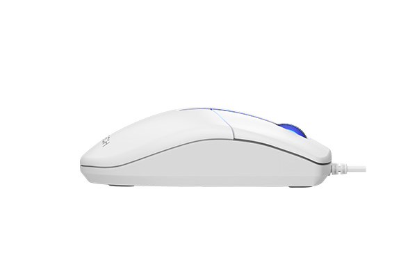 A4tech N-530S,  podsvícená kancelářská myš,  1200 DPI,  USB,  bílá4 