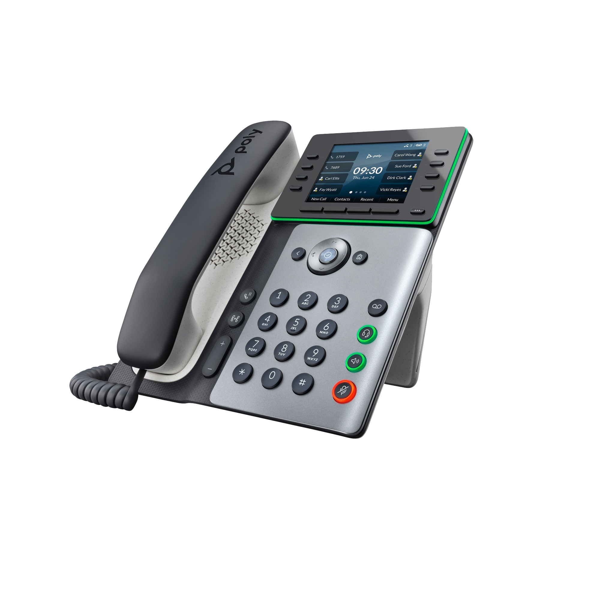 Poly Edge E300 IP telefon s podporou PoE9 