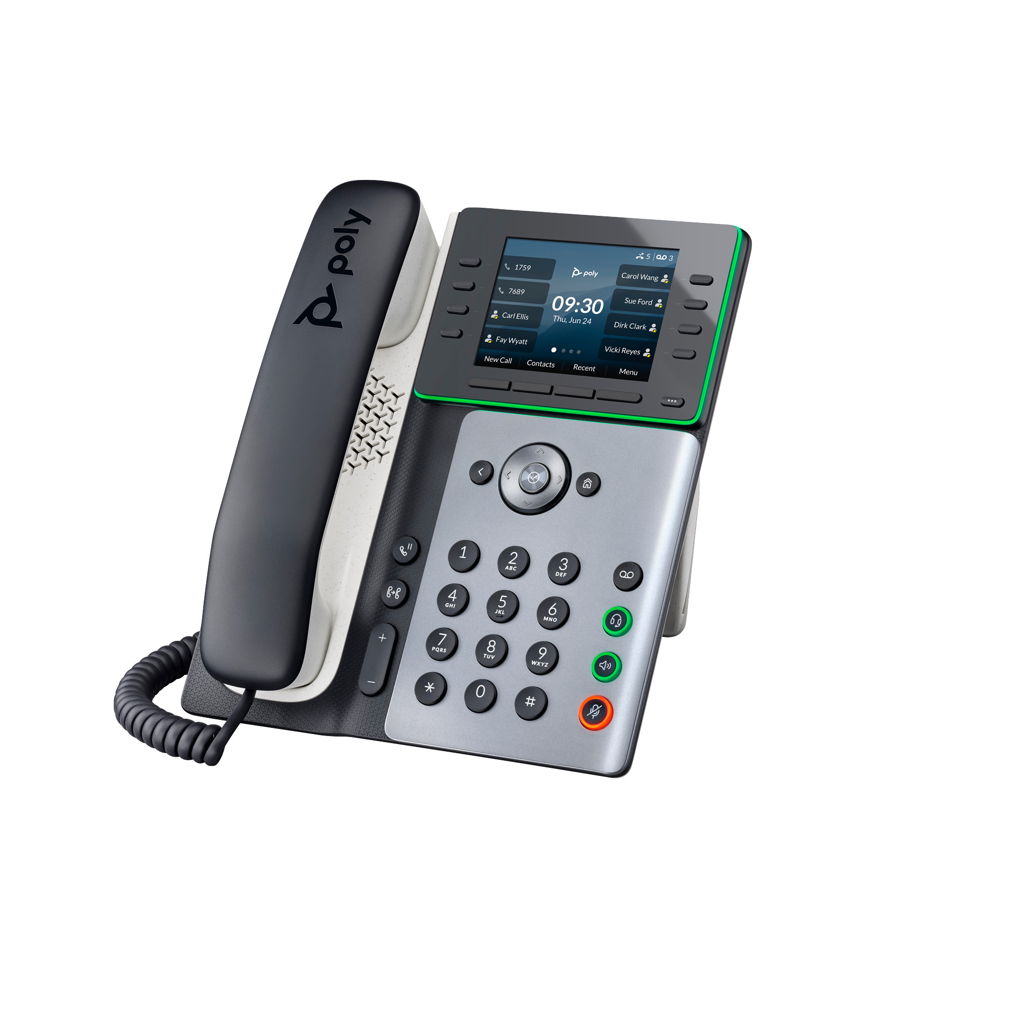 Poly Edge E300 IP telefon s podporou PoE3 