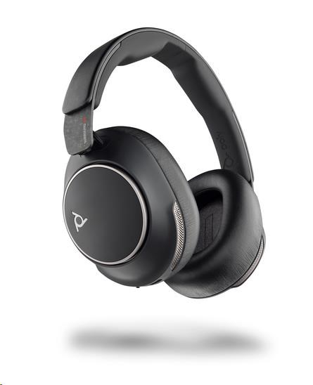 Poly Voyager Surround 80 bezdrátová náhlavní souprava,  BT700 USB-C adaptér,  USB-C/ A adaptér,  stereo0 