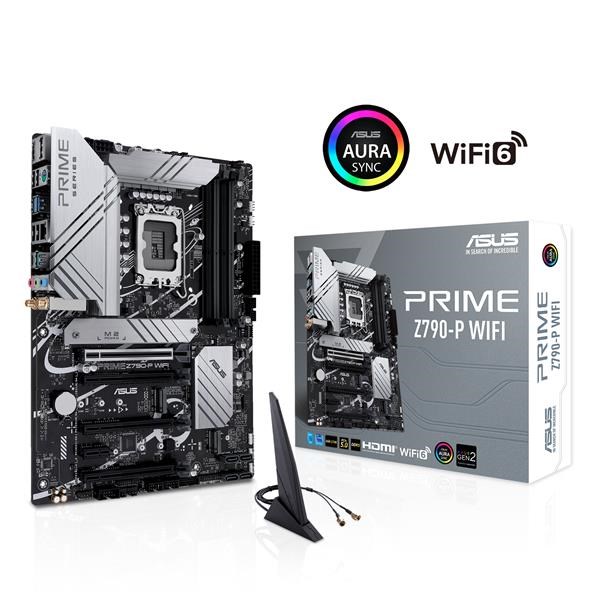 ASUS MB Sc LGA1700 PRIME Z790-P WIFI,  Intel Z790,  4xDDR5,  1xDP,  1xHDMI,  WI-FI0 