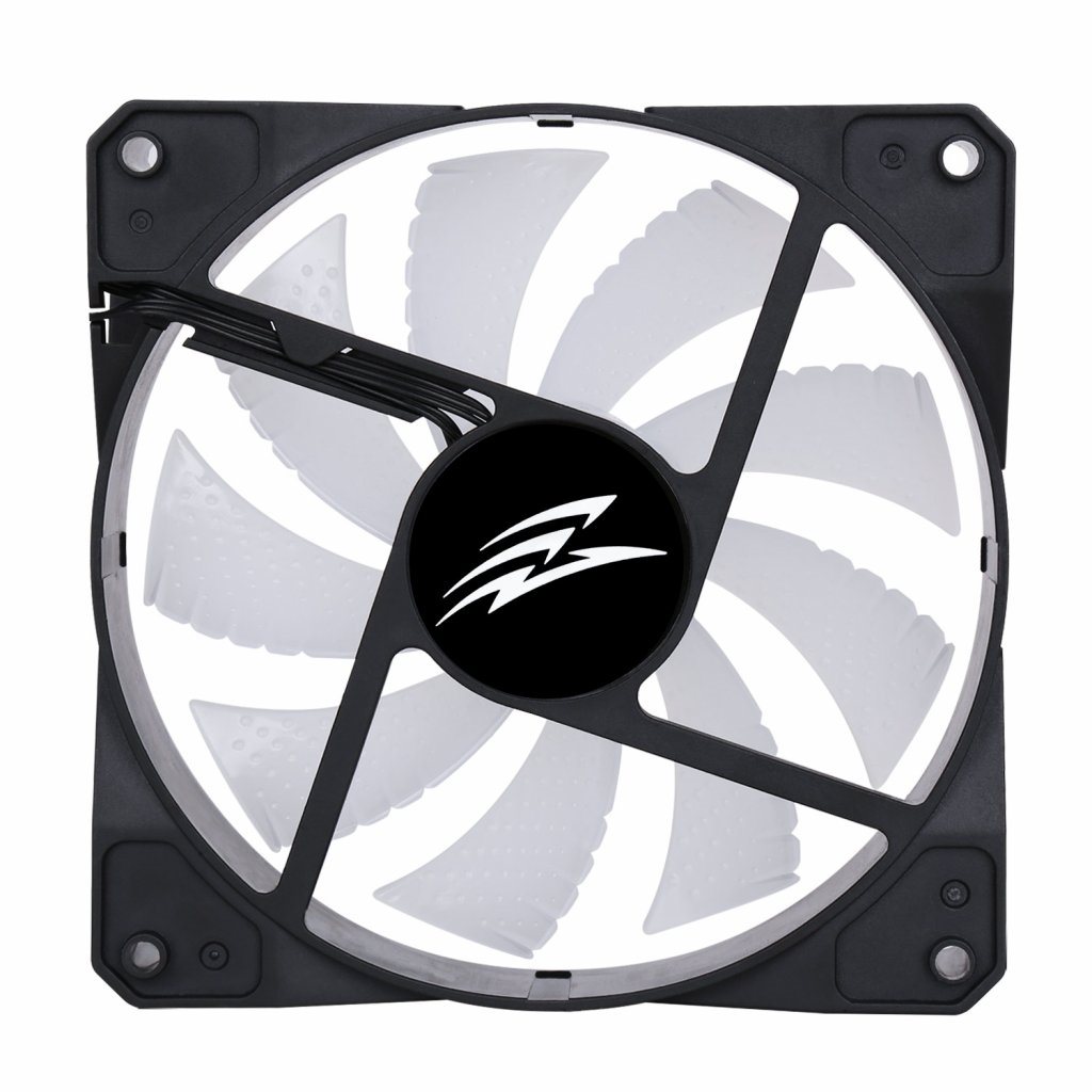 EVOLVEO 12FS ventilátor 120mm,  ARGB,  černý rám,  slave2 