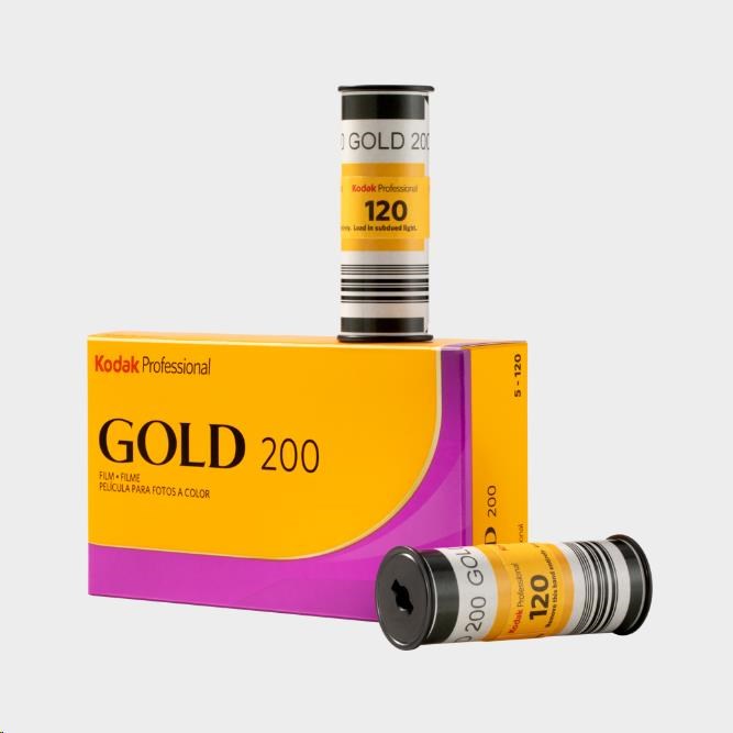 Kodak Professional Gold 200 120 Film 5-pack0 