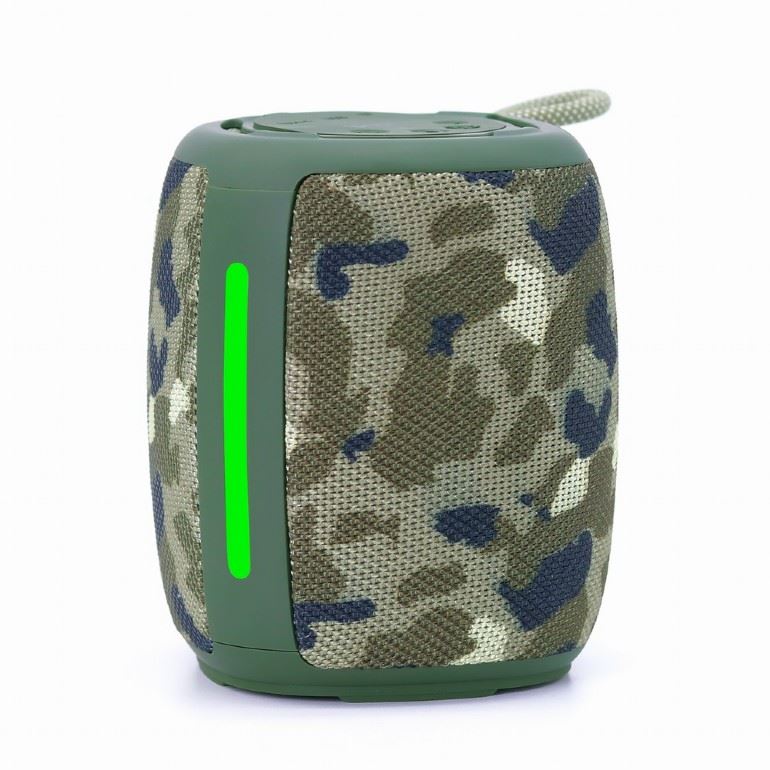 GEMBIRD Repro SPK-BT-LED-03-CM,  Bluetooth,  5W,  RGB LED podsvícení,  Camo3 